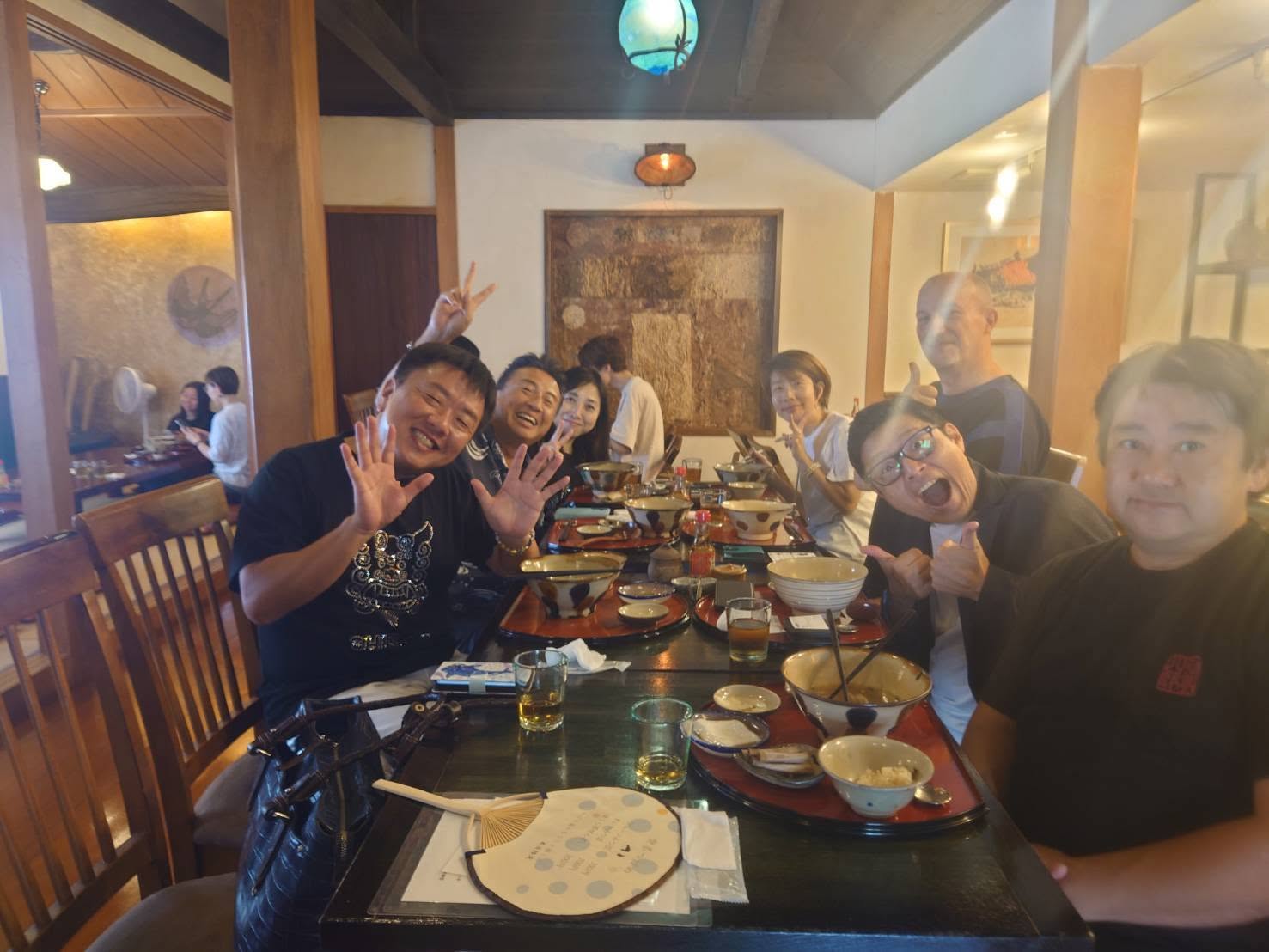 沖縄でのお食事のひととき