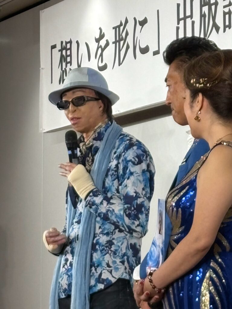 『想いを形に』出版記念パーティーでのトークのひとコマ「古市佳央さん」
